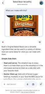 کنسرو لوبیا در جیمنی