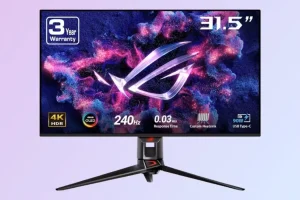 بهترین مانیتور گیمینگ 4K 240 هرتزی: ASUS ROG Swift PG32UCDM
ASUS ROG Swift PG32UCDM