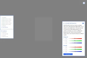 آزمایش گرادیان ها در آزمون مانیتور EIZO.