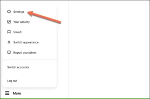 به تنظیمات اینستاگرام بروید.