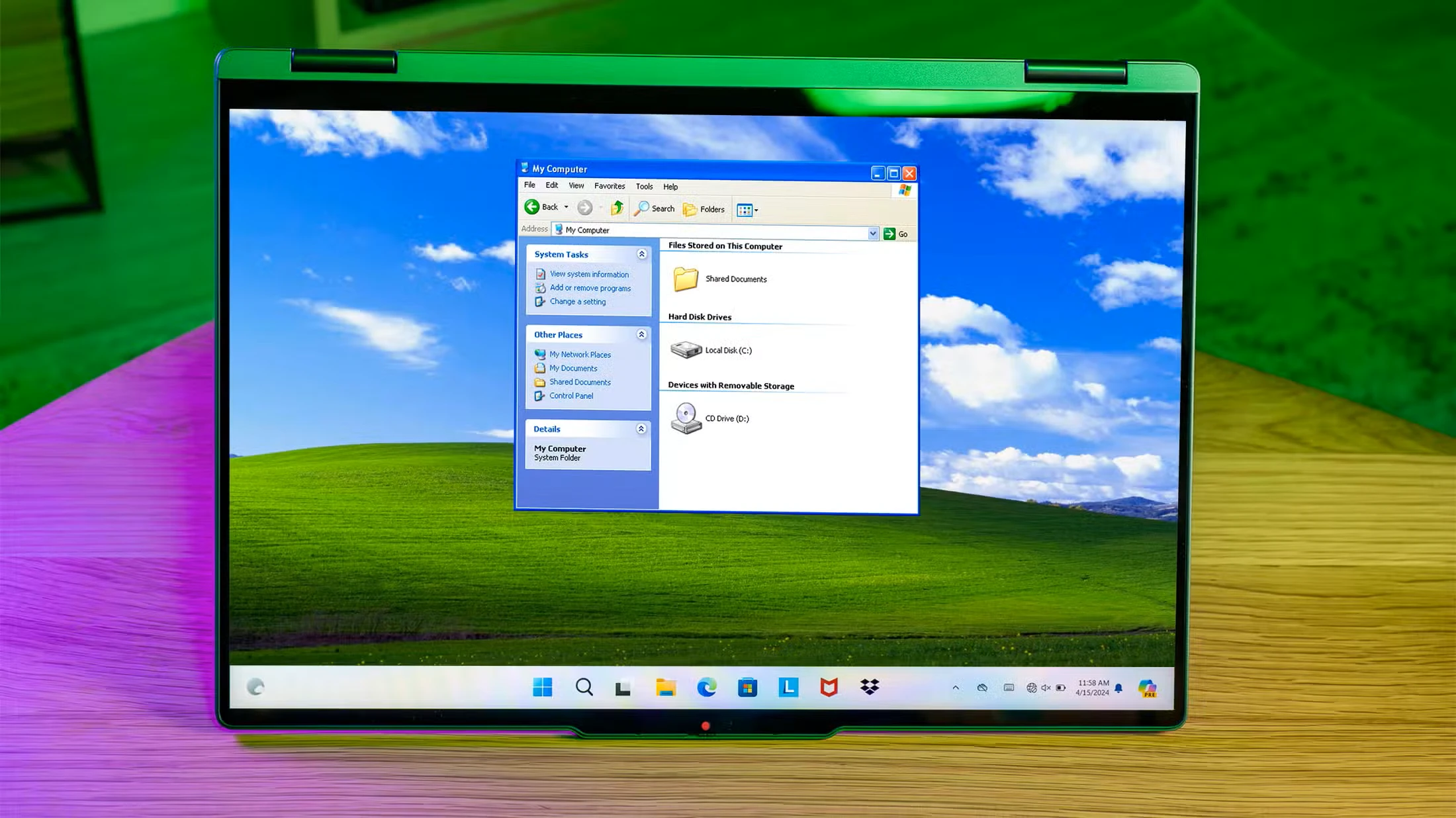 تبدیل ظاهر ویندوز 11 به ویندوز xp