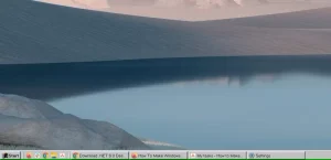 نگاهی به نوار وظیفه ویندوز 98.