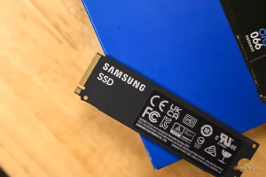 متن SSD سامسونگ در Samsung NVMe SSD 990 EVO Plus.