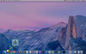 تنظیمات در Doc در مک بوک.