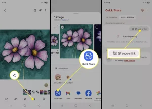 از کجا می توان گزینه Sahre link را در تلفن گلکسی پیدا کرد.