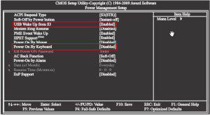 Power On By Keyboard