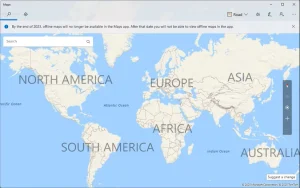 برنامه Windows Maps