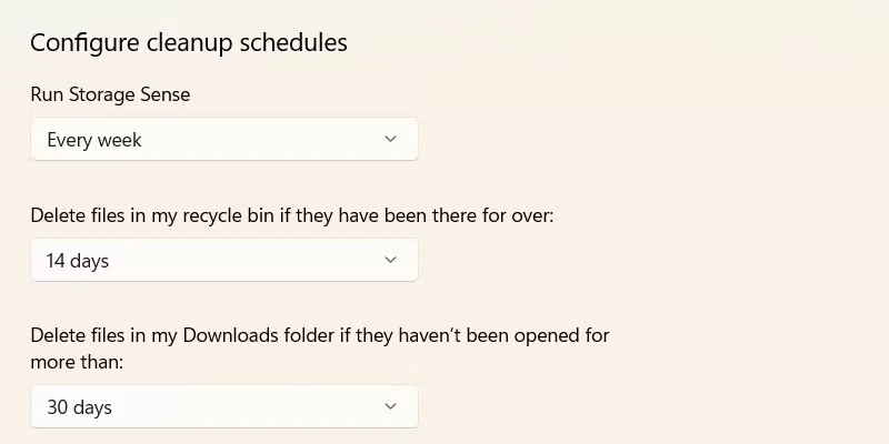 تنظیم اندازه System Restore در ویندوز 11.