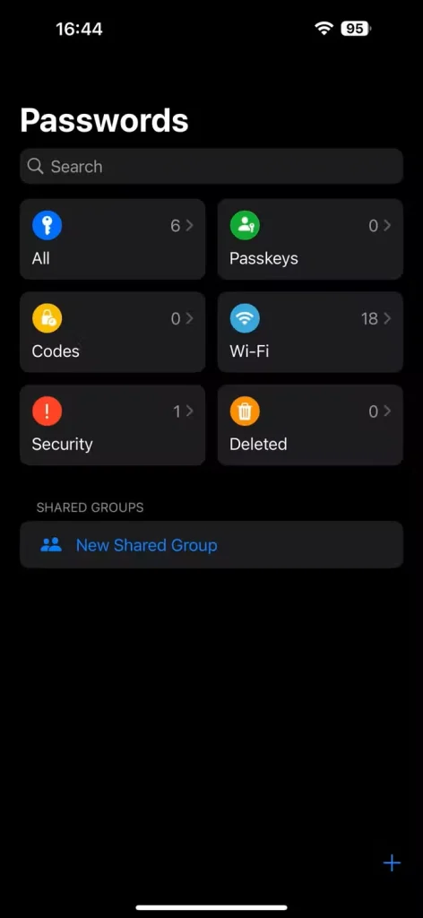 Passwords که در iOS 18 معرفی