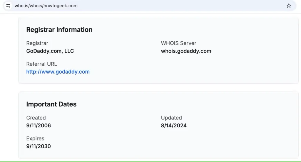 گواهی SSL از howtogeek.com.