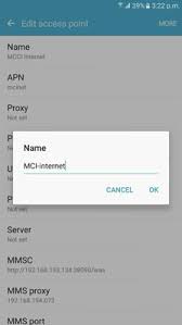 تنظیم apn همراه اول