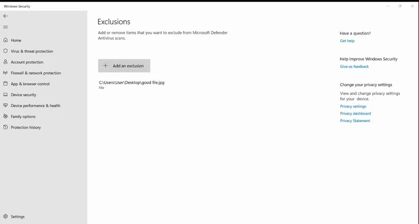 اضافه کردن به لیست سفید