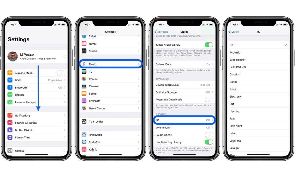 افزایش صدای ایفون