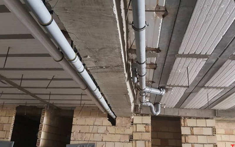 اجرت لوله کشی روکار آب