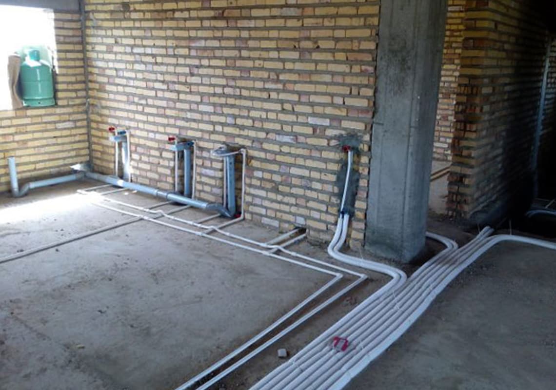 برآورد هزینه لوله کشی ساختمان